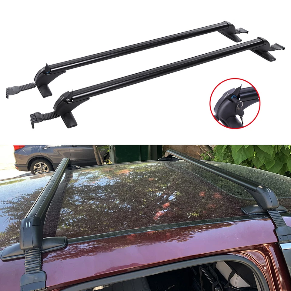 Barras transversales portaequipajes de techo de 43,3" para Mitsubishi Montero Sport 1998-2007 EE. UU. Foto 2 de 4