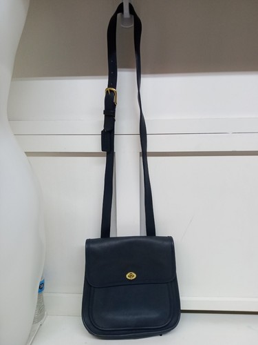 bandolera vintage azul marino de Coach | eBay