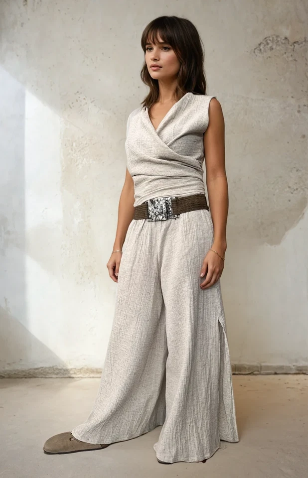 Muslin Fabric By 2 Meters- Organic Muslin Fabric - Linen Muslin Fabric- 2 Layer - Image 3 of 4