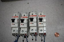 ABB S201 U-K 20A Circuit Breaker 1 Pole Lot of 4