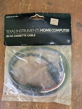 Texas Instruments 99/4A Cassette Cable Original Sealed
