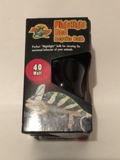 zoo med nightlight red reptile bulb 60 watt