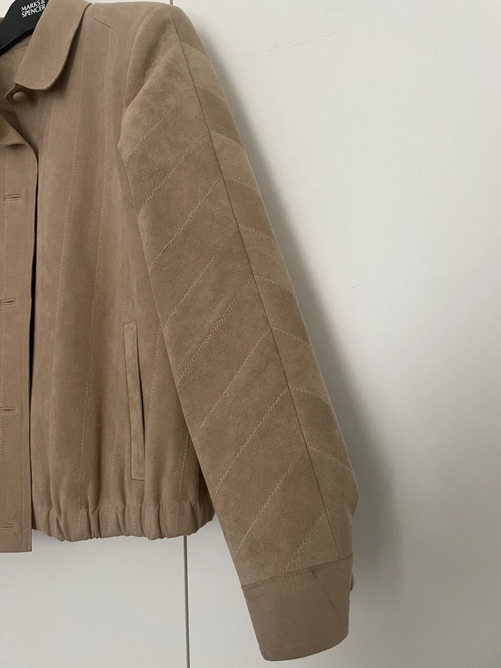 Camel Suede Jacket - Image 2 of 4