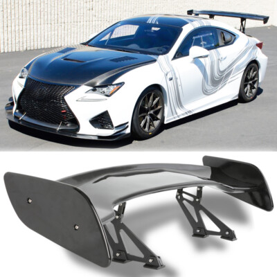 Lexus Rc300h Rear Wing 46” Rear Trunk Spoiler Wing Adjustable GT-Style Glossy For Lexus RCF ...