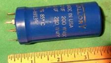 Mallory 600uF-30uF/200VDC-250VDC Can Electrolytic NOS