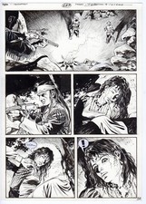 MAURIZIO DOTTI - TAVOLA ORIGINALE TEX - 'GHOST TOWN'