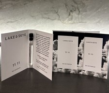3x LAKE  SKYE 11 11 Eau De Parfum Perfume Fragrance 0.06oz / 2ml Lot of 3