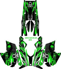 ARCTIC CAT ZR PROCROSS PROCLIMB SNOWMOBILE GRAPHICS KIT 12-18,  FXV2 WRAP 129"