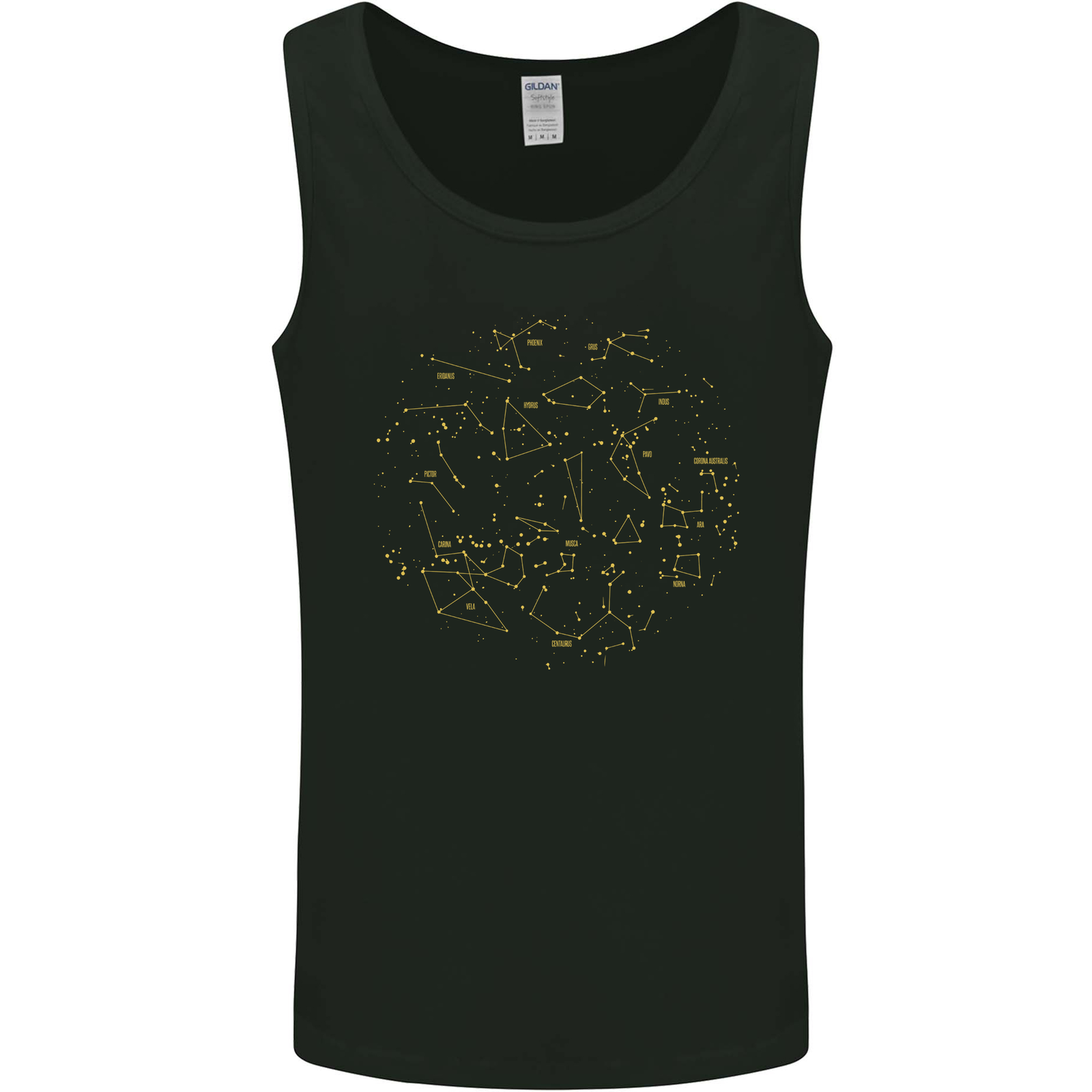 North Constellations Stars Space Mens Vest Tank Top