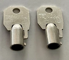 New, Taylor 137 ~ UNCUT ~ Round Tubular Barrel Key Blank ~ 2 Pack