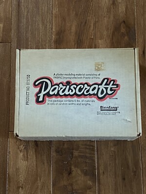 5lb Beinfang Pariscraft Plaster Of Paris Gauze Rolls Casts Crafting NOS Open Box