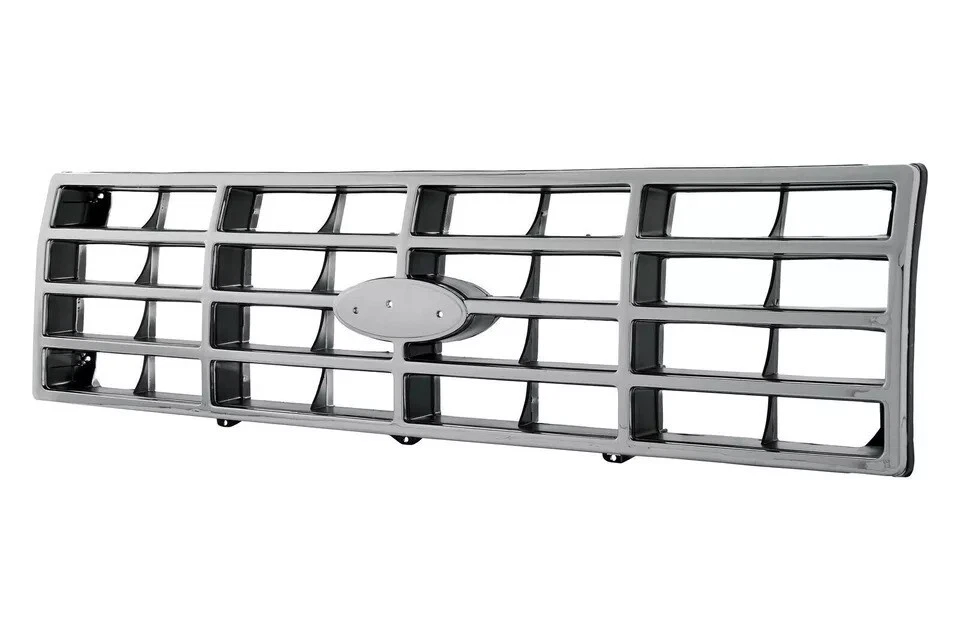NEW FRONT GRILLE GRILL CHROME PLASTIC FOR 1980-1986 FORD BRONCO F-150 FO1200118 - Image 3 of 4