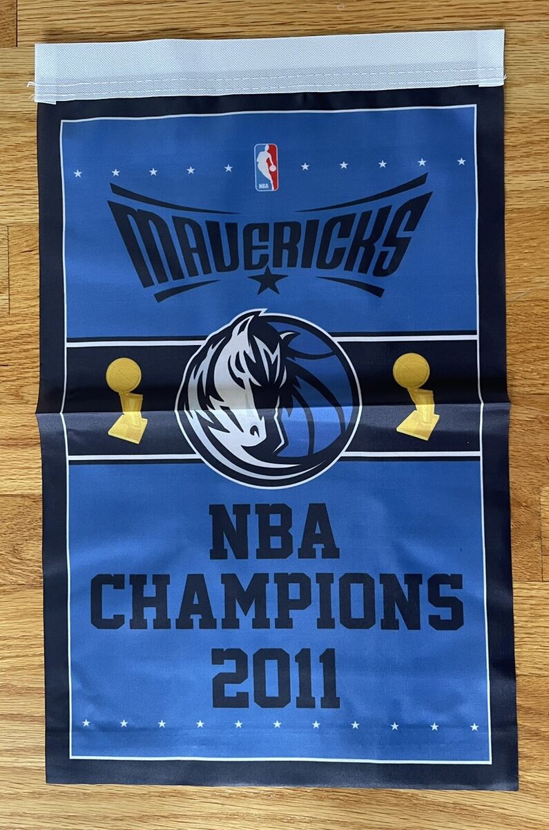 DALLAS MAVERICKS FLAG BANNER THE FINALS 2011 NBA