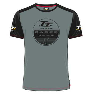 Offizielles T-Shirt Isle of Man TT Races maßgeschneiderter Kreisdruck - 19ACTS4