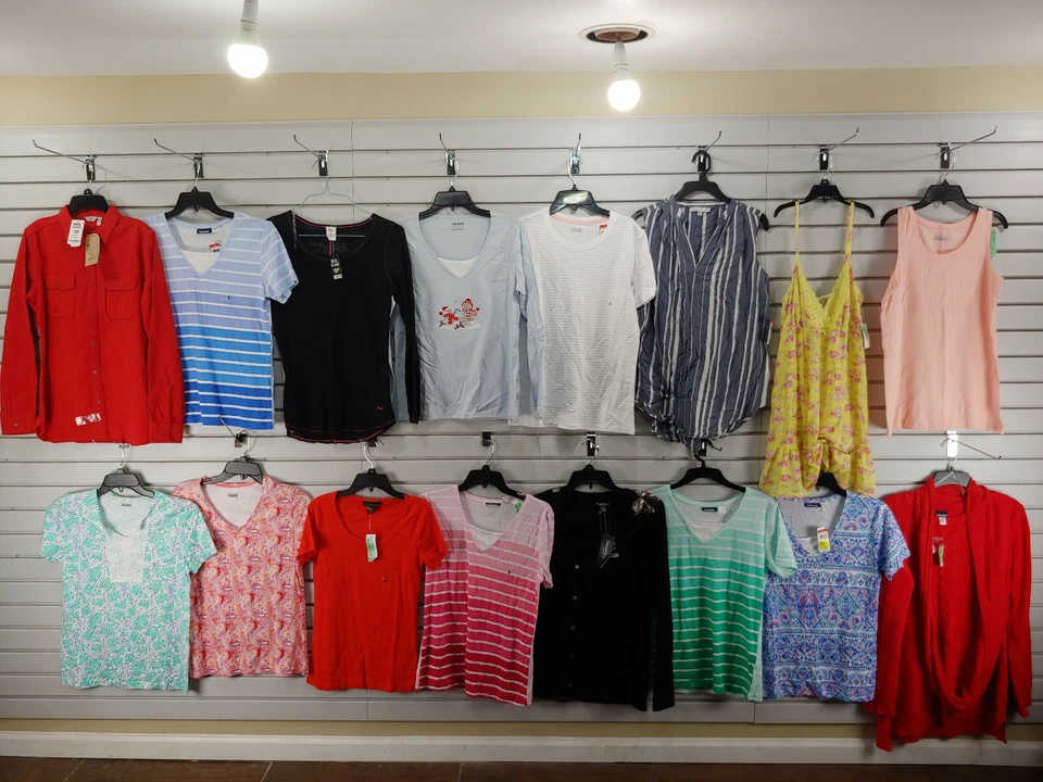 NUEVO Lote de 16 Talla S Pequeña Mujer Ropa Camiseta Blusa Camiseta sin mangas Túnica 149