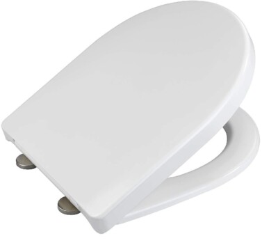Ramm Toilettensitz kompatibel mit Kermag Renova Nr1, SoftClose, Duroplast, Weiß