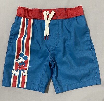 JUNK FOOD Boys XS Mickey Mouse Swim Trunks Xtra Small | eBay