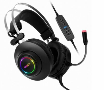 ABKO Hacker N550 Gaming Headset RGB 3D Sound Noise Cancelling Mic