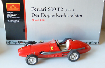 CMC 1/18 Ferrari F2 (1953) Der Doppelweltmeister MINT IN OEM CMC 1/18 Ferrari F2 (1953) Der Doppelweltmeister MINT IN OEM