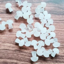 Wholesale! 50pcs Natural White Crystal Stone Mini Mushrooms Reiki Healing Gifts