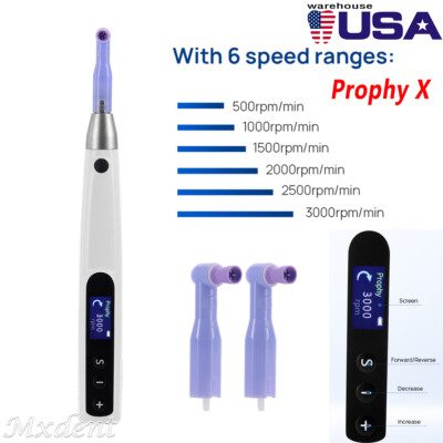 Prophy X Dental Cordless Hygiene Prophy Handpiece 2Pcs Disposable Prophy Angle