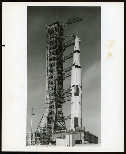 1967 Vintage Original Photo SATURN V Rocket NASA APOLLO Historic 1st ...