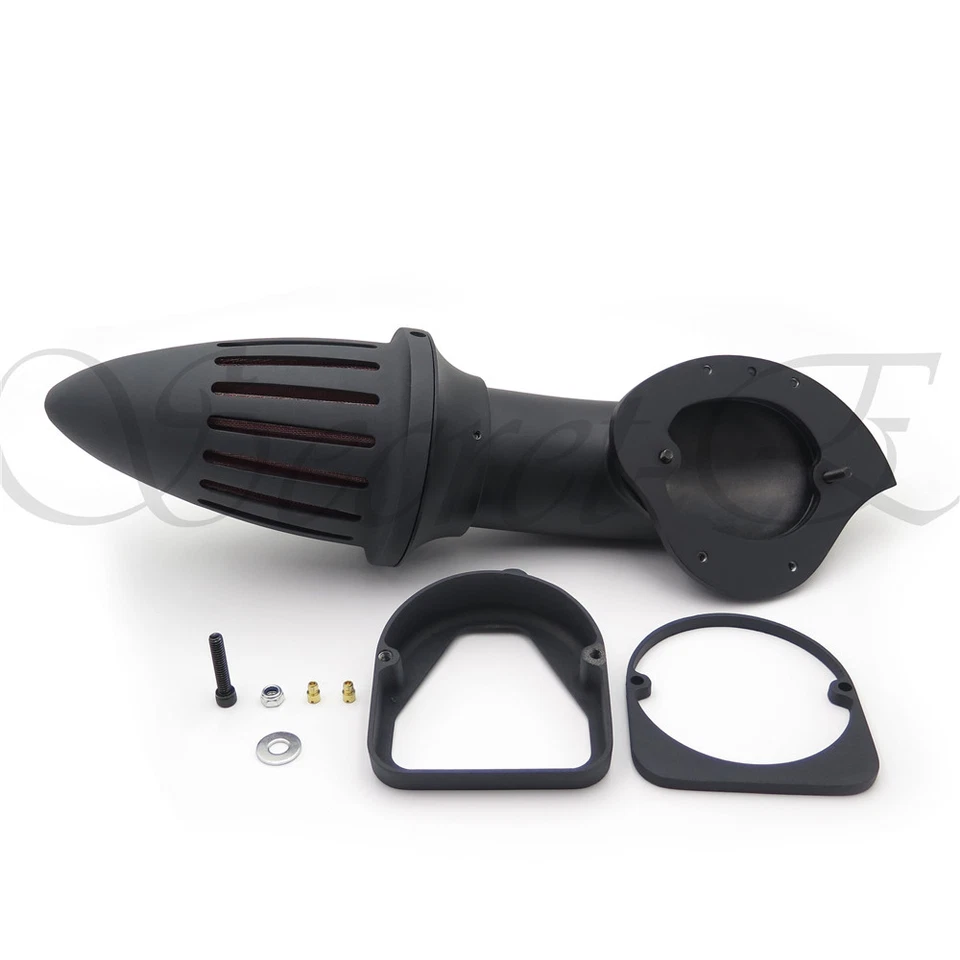 Bullet Air Cleaner Kit Intake Filter For Honda Spirit Ace 750 '98-'13 Matte Blac - Image 4 of 4