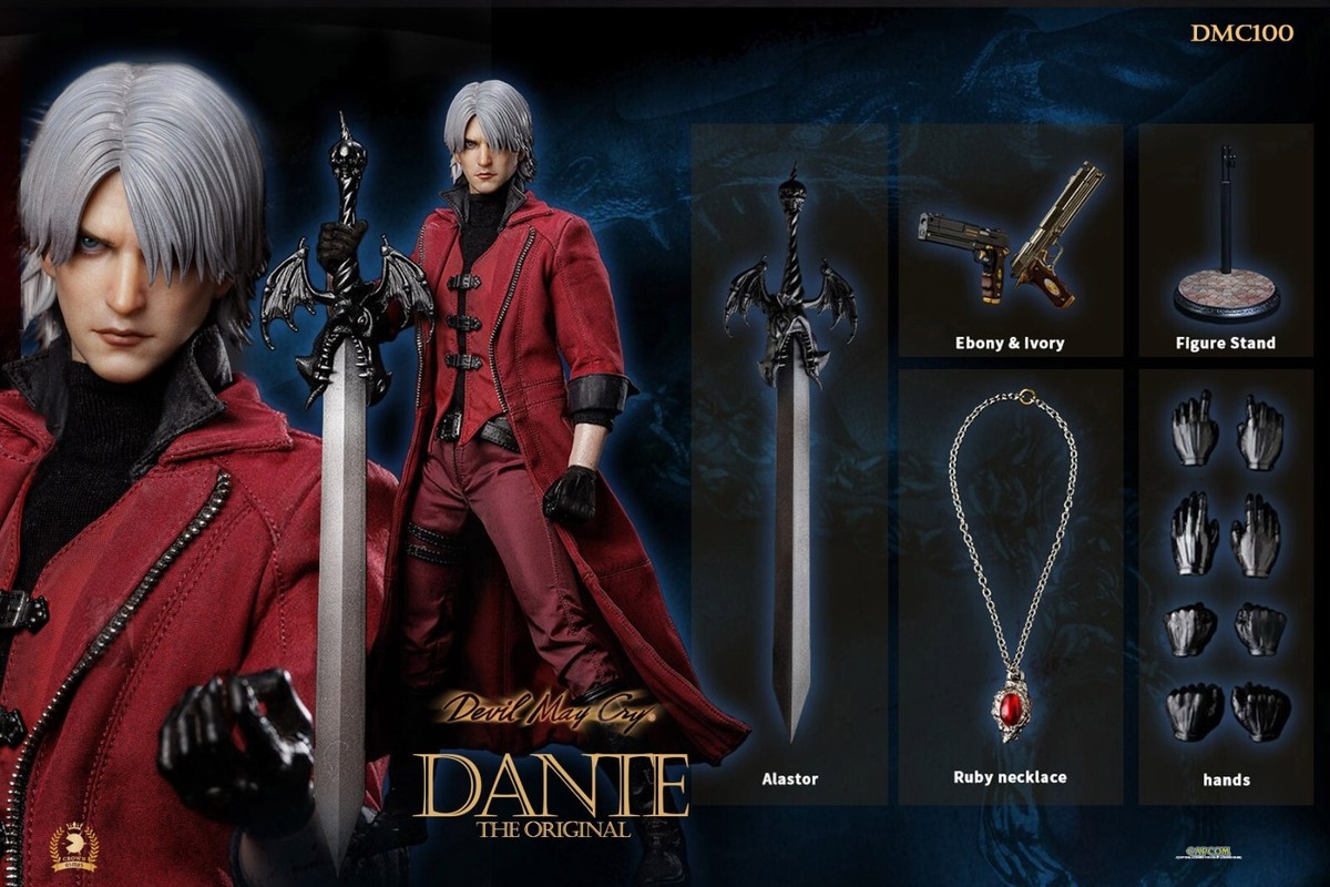Asmus Toys DMC100 1/6 The Devil Crimson Dante May Cry Figure Toy