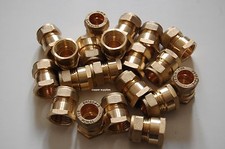 Compression 15mm Copper to 1/2" BSP Brass Female Iron Thread Connector Adapter