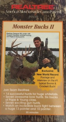Realtree Präsentiert Monster Bucks II (1994 VHS) Tested-Rare Vintage-Ships n 24