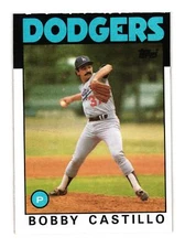 1986 Topps #252 Bobby Castillo Los Angeles Dodgers