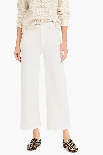 NWT J.CREW Point Sur Washed Wide-Leg 