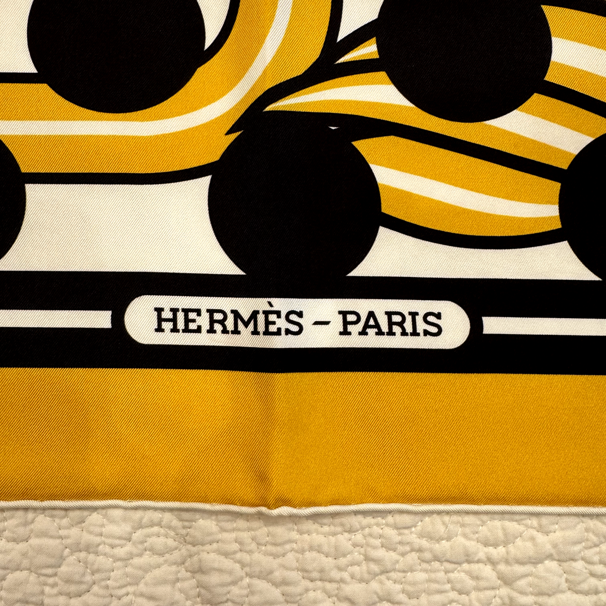 Hermes Silk Scarf 90cm,COMME DES GARCONS X -Quadrige a points