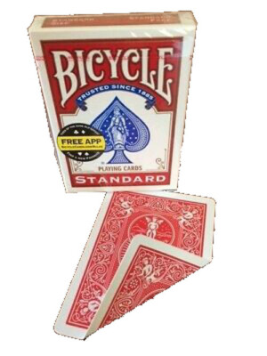Double Back Red on Red Bicycle Deck Magic Playing Cards Gaff Trick Full Deck NEW
