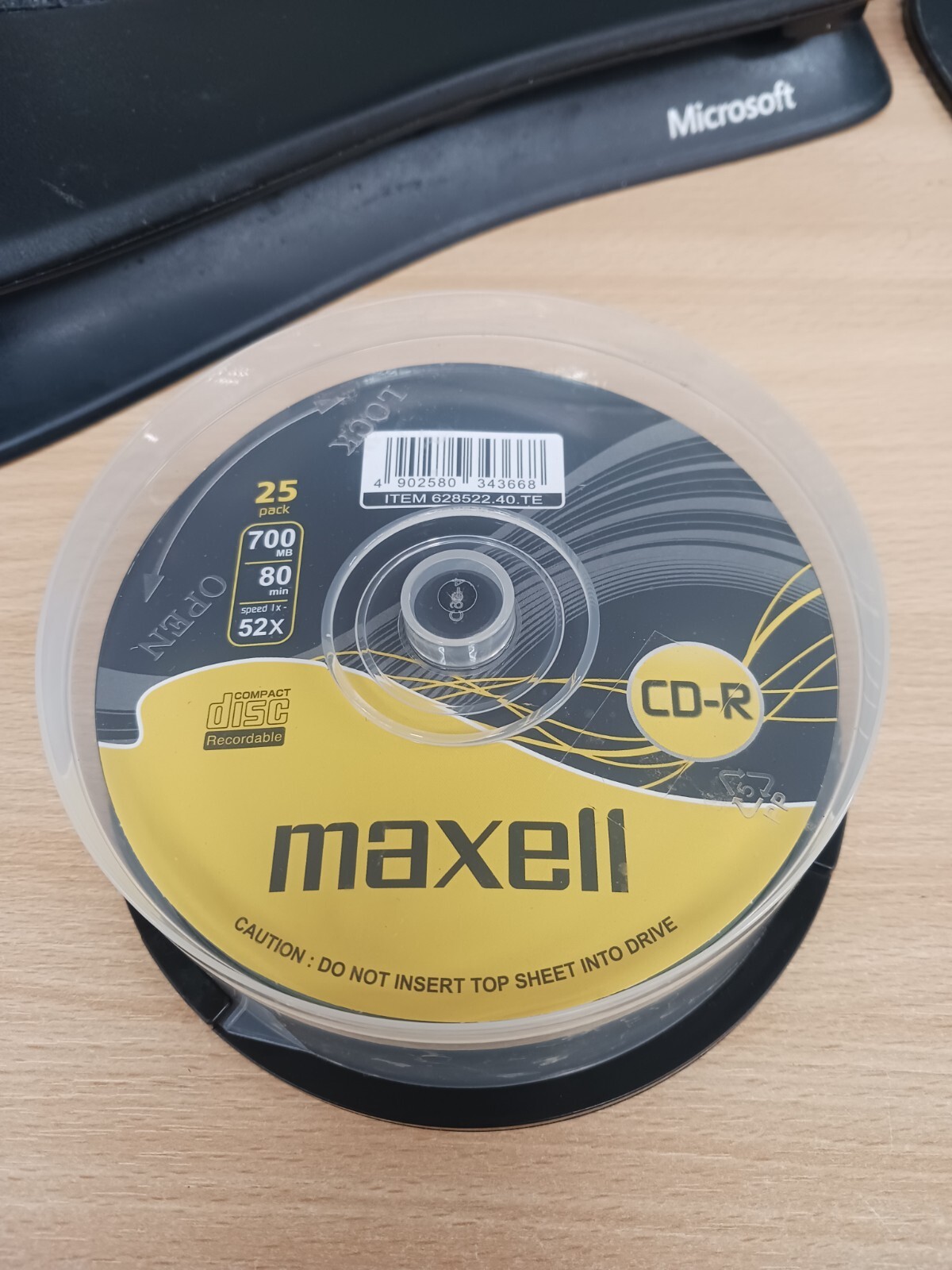 Maxell 52x CD-R 700MB - 25 Discs (628522) Spindle Tub - Clearance