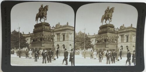 Allemagne Berlin Monument Frédéric le Grand Photographie Stereo Vintage - Photo 1/1