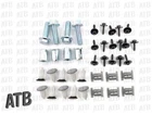 Clips set mounting kit installation kit underride protection for Fiat Ducato Peugeot