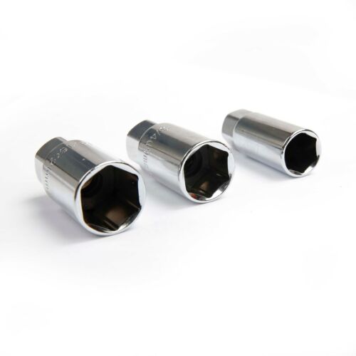"Juego de enchufes de bujía de accionamiento Ultra Steel 3 piezas 3/8"" 5/8", 3/4", 13/16" - Imagen 2 de 5