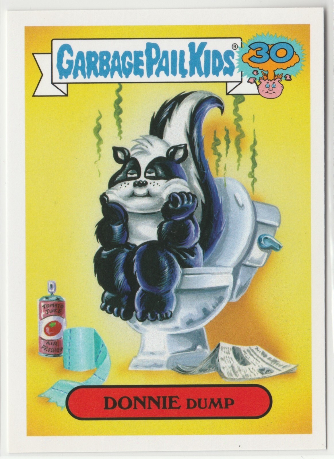 Donnie Dump #10b Garbage Pail Kids GPK 30th Anniversary 2015 Series