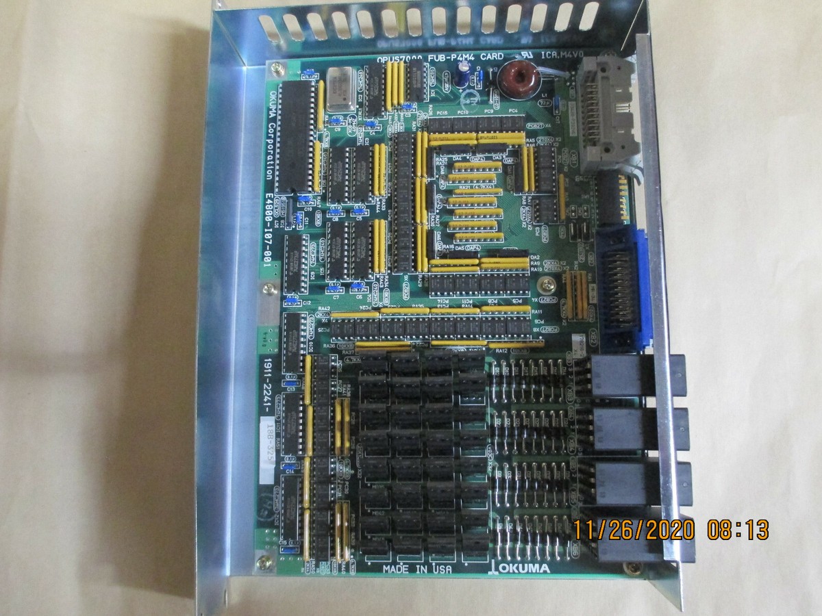 NEW Okuma FUB-P4M4 Computer/PC Board, E4800-I07-001, A1911-2241 | eBay