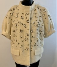 RED VALENTINO PUFF SLEEVE COAT