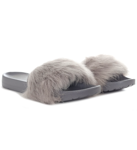 ugg fur sliders
