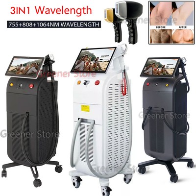 PRO Eis Titan 755nm 808nm 1064nm Epilation Diode Laser Haarentfernung Maschine
