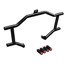 Black Highway Engine Guard Crash Bar Fit For Harley Street Road King Glide 09-24