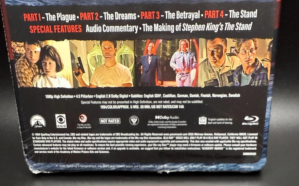 STEPHEN KING'S THE STAND - WALMART EXCLUSIVE BLURAY STEELBOOK **NEW & SEALED! ** - Image 3 of 4