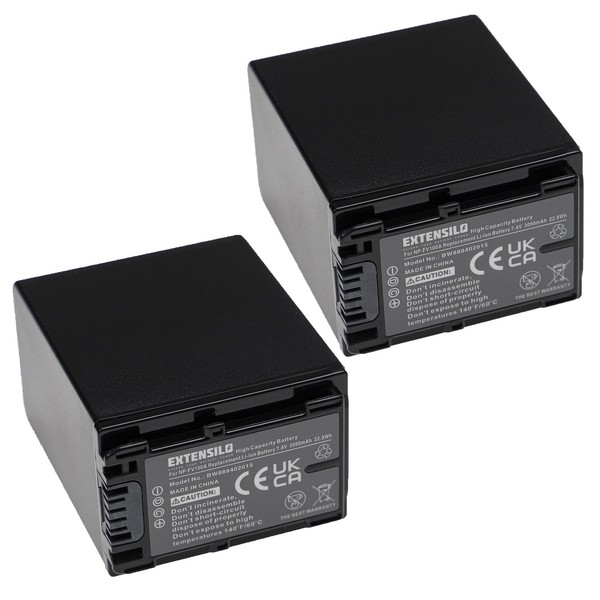 2X Akku FüR Sony Hdr-Pj50 Hdr-Pj580 Hdr-Pj50Ve Hdr-Pj530E 3090Mah 7,4V-image