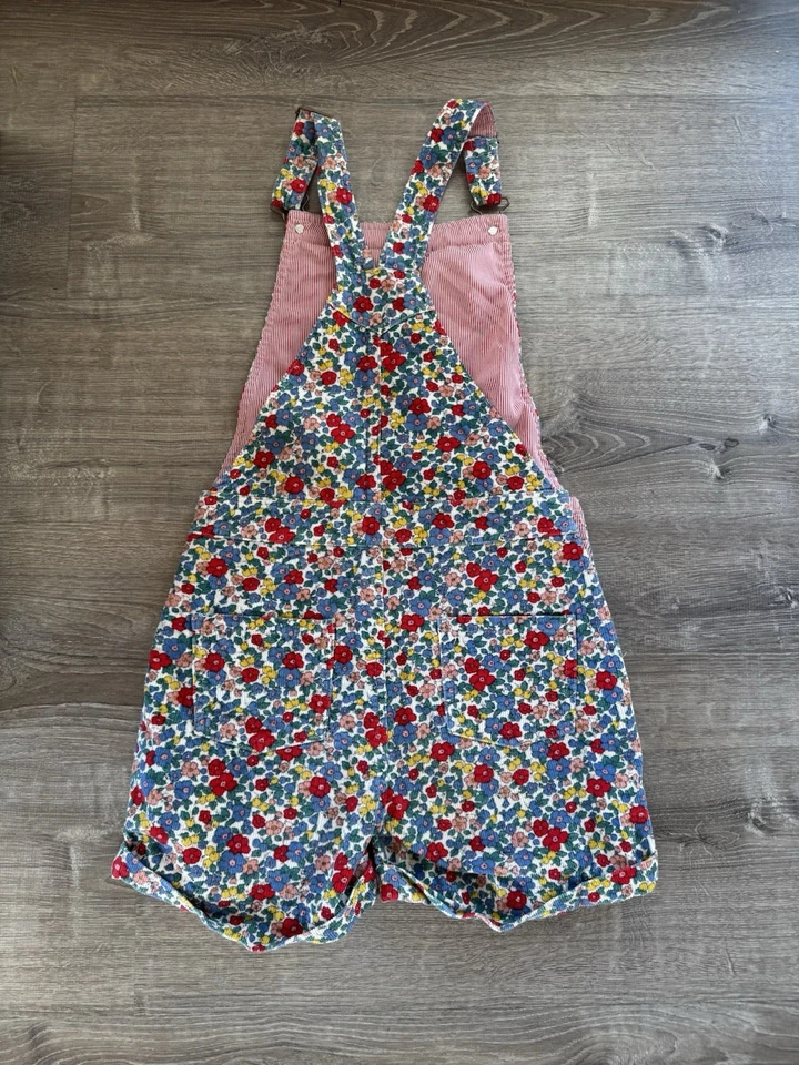 Mini Boden Niñas Floral Pana Mameluco Pantalones Cortos Talla 13-14 13 14 Foto 3 de 3