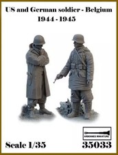 Plastic Model 1/35 WWII US/German Battle of Belgium 1944-1945 #6 Disarmament