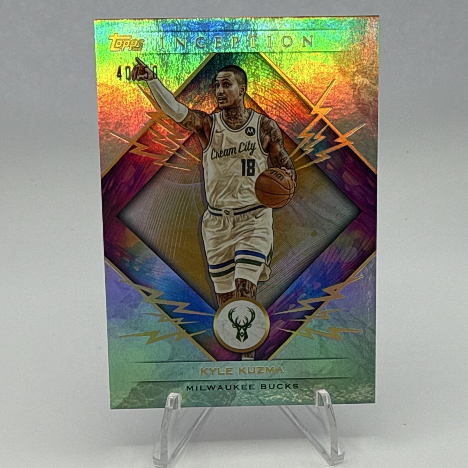 Topps 2025-26 Topps Three Kyle Kuzma Bucks #20 Bronze Serial /25