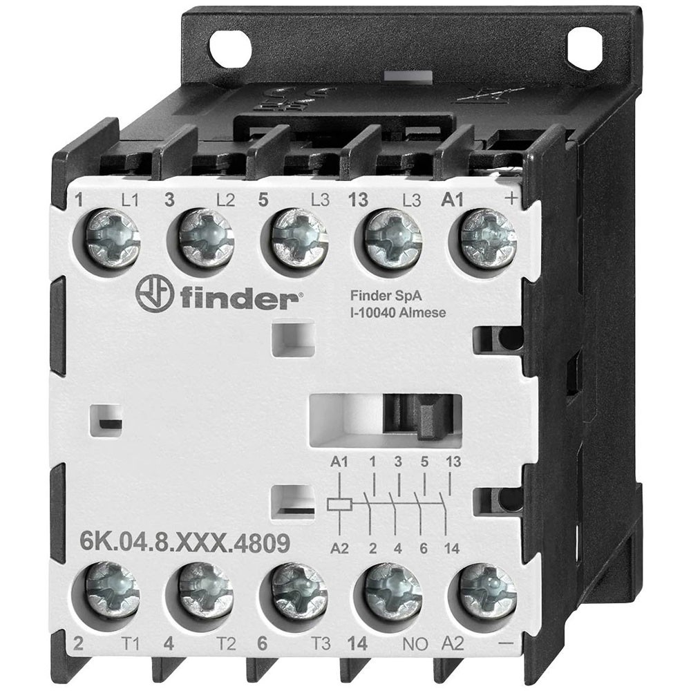 Finder mini industrial contactor 24V AC 12A IP20